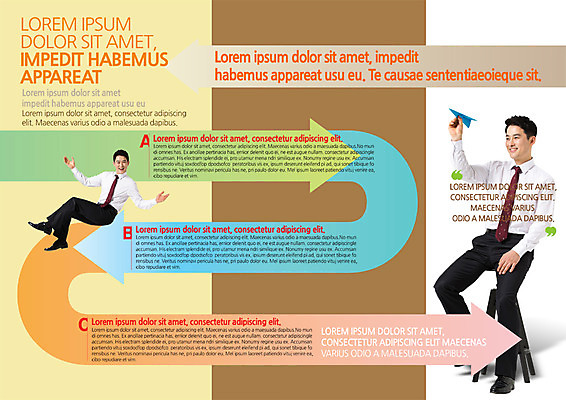 전신 PSD 템플릿 편집 표지디자인 북디자인 출판디자인 남자 화살표 내지 리플렛 북커버 비즈니스 들기 앉기 정장 팜플렛 성인 두명 비즈니스맨 종이비행기 이미지템플릿 옷 모션 사람 직장인 종이접기 파일형식