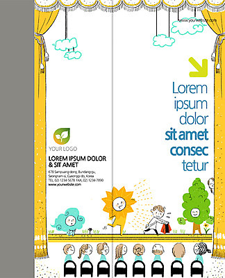 PSD 템플릿 편집 표지디자인 북디자인 출판디자인 여자 표지 남자 어린이 리플렛 2단접지 북커버 팜플렛 여러명 연극 이미지템플릿 다수 문화예술 사람 파일형식