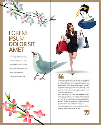 전신 PSD 외국인 템플릿 편집 한마리 표지디자인 북디자인 출판디자인 여자 꽃 내지 리플렛 2단접지 북커버 조류 서기 동양인 팜플렛 성인 두명 앞모습 쇼핑 쇼핑백 일본 나뭇가지 일본인 일본여행 이미지템플릿 나무 식물 동물 1 아시아 뷰포인트 해외여행 가방 모션 사람 인종 파일형식