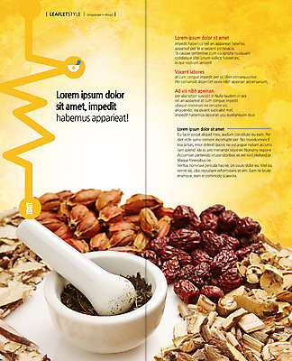 PSD 템플릿 편집 표지디자인 북디자인 출판디자인 내지 리플렛 2단접지 북커버 의학 팜플렛 사람없음 한의학 약재 한약재 막자사발 이미지템플릿 약 사발 파일형식