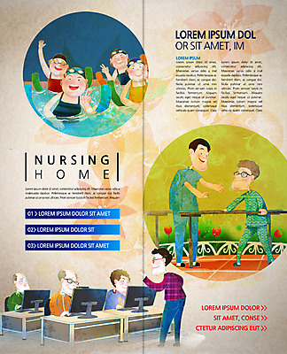 PSD 템플릿 편집 표지디자인 북디자인 출판디자인 여자 노년 남자 내지 리플렛 2단접지 북커버 의학 건강 팜플렛 여러명 성인 치료 컴퓨터 수영 환자 의사 재활 이미지템플릿 다수 사람 전자제품 의료진 수상스포츠 파일형식
