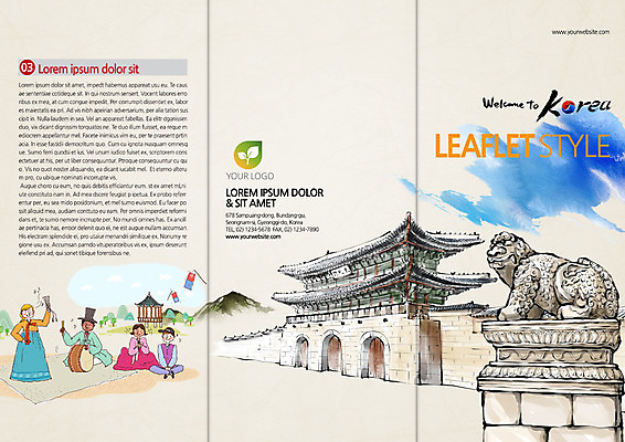 PSD 템플릿 편집 표지디자인 북디자인 출판디자인 여자 표지 남자 리플렛 여행 북커버 3단접지 팜플렛 여러명 앞모습 한복 경복궁 해태 이미지템플릿 한국전통 뷰포인트 다수 한국 사람 궁전 전통의상 파일형식 전통 아시아 고건축 건축물 나라 건축