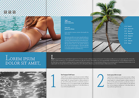 PSD 템플릿 편집 표지디자인 북디자인 출판디자인 여자 내지 리플렛 북커버 3단접지 한명 팜플렛 상반신 뒷모습 여름휴가 바캉스 비키니 야자수 이미지템플릿 나무 1 수영복 뷰포인트 휴가 사람 파일형식 여름_계절