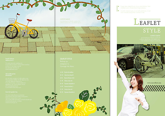 PSD 템플릿 편집 표지디자인 북디자인 출판디자인 여자 표지 꽃 리플렛 북커버 3단접지 한명 팜플렛 상반신 20대 성인 옆모습 운동 손들기 자전거 한국인 덩굴 이미지템플릿 식물 1 뷰포인트 모션 건강 사람 동양인 청년 바이크 파일형식