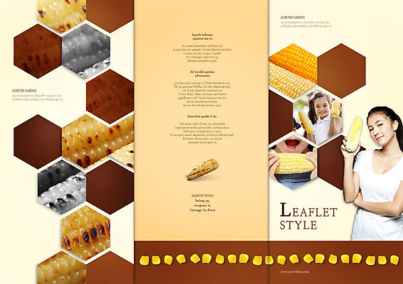 PSD 외국인 템플릿 편집 표지디자인 북디자인 출판디자인 여자 표지 어린이 리플렛 북커버 3단접지 옥수수 팜플렛 상반신 성인 세명 육각형 군옥수수 옥수수알갱이 이미지템플릿 도형 곡류 사람 인종 파일형식