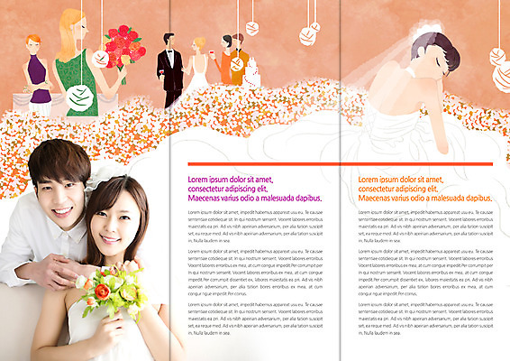 PSD 템플릿 편집 표지디자인 북디자인 출판디자인 여자 남자 내지 신부 리플렛 부케 웨딩드레스 신랑 결혼 북커버 3단접지 신혼부부 정장 턱시도 팜플렛 여러명 상반신 20대 성인 앞모습 한국인 피로연 하객 이미지템플릿 부부 드레스 옷 뷰포인트 꽃다발 다수 사람 동양인 이벤트 청년 고객 신혼 파일형식