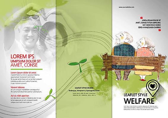 PSD 템플릿 편집 표지디자인 북디자인 출판디자인 여자 표지 할아버지 남자 할머니 리플렛 북커버 벤치 3단접지 앉기 팜플렛 여러명 성인 새싹 한국인 60대 복지 노인복지 손하트 이미지템플릿 식물 노년 다수 의자 모션 사람 동양인 손짓 사회이슈 파일형식