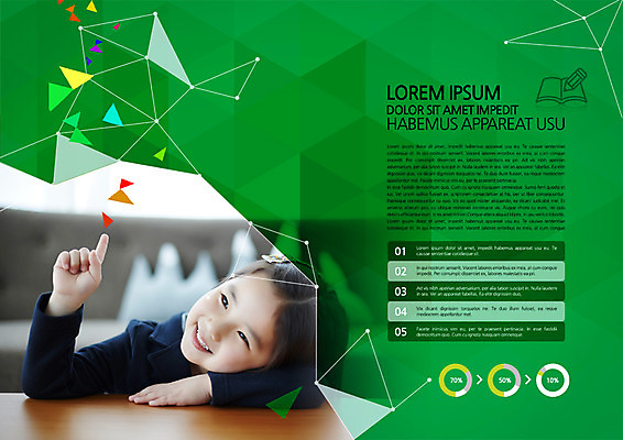 PSD 템플릿 편집 표지디자인 북디자인 출판디자인 여자 내지 어린이 리플렛 북커버 한명 팜플렛 상반신 한국인 가리킴 삼각형 애뉴얼리포트 이미지템플릿 도형 1 사람 동양인 손짓 보고서 파일형식