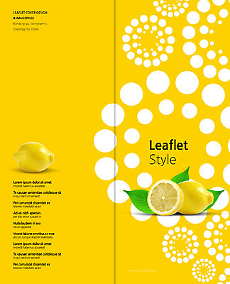 PSD 템플릿 편집 표지디자인 북디자인 출판디자인 표지 리플렛 2단접지 북커버 팜플렛 사람없음 뷰티 노란색 레몬 이미지템플릿 컬러 과일 파일형식