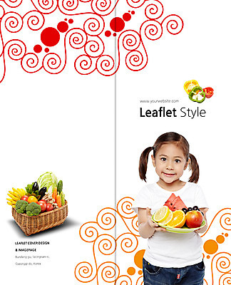 PSD 외국인 템플릿 편집 표지디자인 북디자인 출판디자인 여자 표지 어린이 리플렛 채소 2단접지 북커버 과일 건강 한명 서기 미소 들기 팜플렛 상반신 앞모습 뷰티 이미지템플릿 1 뷰포인트 모션 표정 사람 인종 파일형식