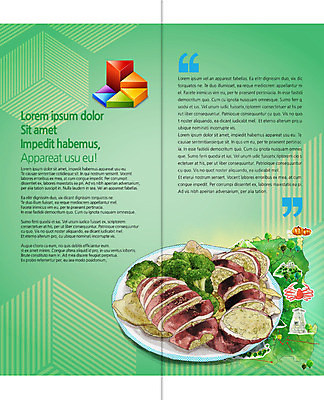 PSD 템플릿 편집 접시 표지디자인 북디자인 출판디자인 내지 음식 리플렛 2단접지 북커버 팜플렛 사람없음 특산물 오징어순대 이미지템플릿 식기 순대 파일형식