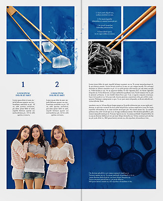 PSD 템플릿 편집 표지디자인 북디자인 출판디자인 여자 내지 리플렛 2단접지 북커버 젓가락 팜플렛 상반신 20대 성인 앞모습 세명 친구 얼음 한국인 프라이팬 냉모밀 주방용집게 이미지템플릿 자연요소 뷰포인트 관계 주방용품 수저 집게 사람 동양인 청년 메밀국수 파일형식
