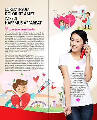 PSD 외국인 템플릿 편집 표지디자인 북디자인 출판디자인 여자 남자 내지 리플렛 2단접지 북커버 의학 주사기 팜플렛 여러명 성인 의사 헌혈 혈액주머니 이미지템플릿 캠페인 다수 의료기기 사람 인종 의료진 봉사 혈액 파일형식