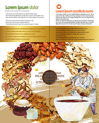 PSD 템플릿 편집 표지디자인 북디자인 출판디자인 남자 내지 리플렛 2단접지 북커버 의학 종류 한명 팜플렛 한의학 의사 약재 한약재 약탕기 보약 약봉지 이미지템플릿 1 주방용품 사람 약 의료진 파일형식