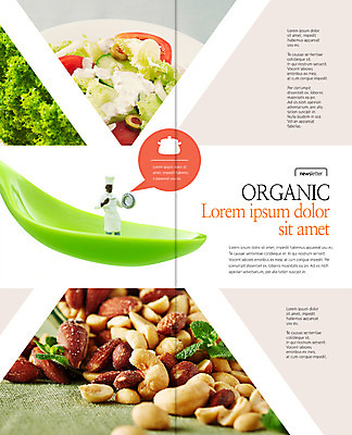 PSD 템플릿 편집 표지디자인 북디자인 출판디자인 내지 음식 리플렛 2단접지 북커버 한명 사람 팜플렛 숟가락 요리사 샐러드 견과류 유기농 땅콩 아몬드 캐슈넛 이미지템플릿 직업 1 웰빙 수저 파일형식