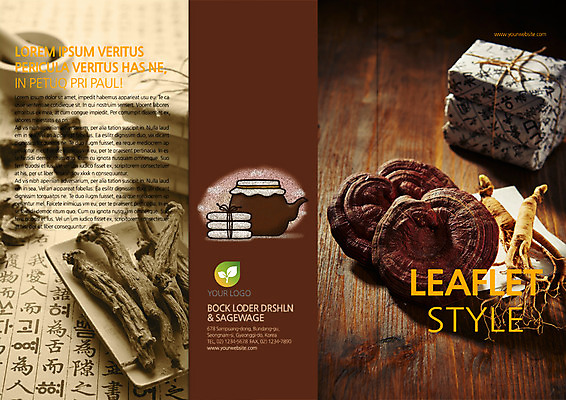 PSD 템플릿 편집 표지디자인 북디자인 출판디자인 표지 리플렛 북커버 3단접지 의학 팜플렛 사람없음 한의학 약재 한약재 인삼 약탕기 약봉지 영지버섯 이미지템플릿 주방용품 약 버섯 삼 파일형식