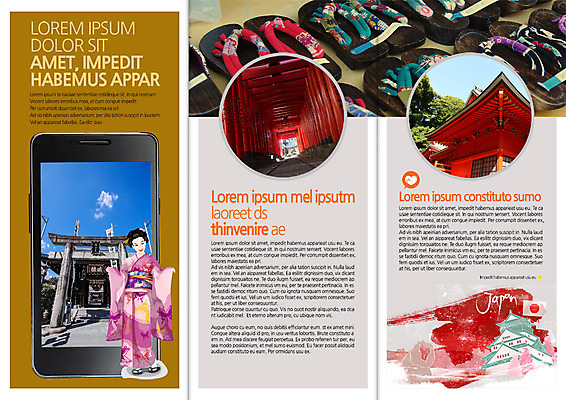 PSD 템플릿 편집 표지디자인 북디자인 출판디자인 여자 내지 리플렛 고건축 북커버 3단접지 한명 팜플렛 일본 기모노 일본여행 일본건축 게다 신사_일본건축 이미지템플릿 1 건축물 아시아 해외여행 사람 동양건축 일본전통의상 일본전통 나막신 파일형식