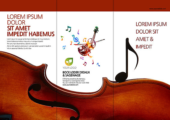 PSD 템플릿 편집 표지디자인 북디자인 출판디자인 표지 음악 리플렛 북커버 음표 3단접지 팜플렛 취미 사람없음 바이올린 이미지템플릿 기호 현악기 문화예술 파일형식