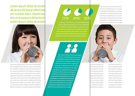 템플릿 편집 표지디자인 북디자인 출판디자인 여자 교육 남자 내지 어린이 리플렛 북커버 3단접지 그래프 팜플렛 상반신 두명 앞모습 일본인 깡통전화 이미지템플릿 AI파일 외국인 뷰포인트 사람 동양인 전화기 파일형식 벡터