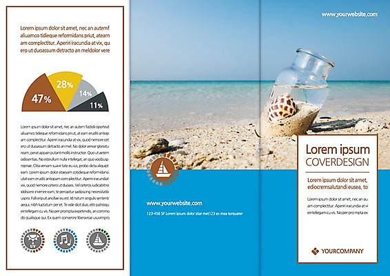 템플릿 편집 표지디자인 북디자인 출판디자인 표지 리플렛 북커버 3단접지 그래프 유리병 팜플렛 해변 사람없음 여름휴가 바캉스 소라 이미지템플릿 AI파일 바다 병_용기 휴가 어패류 파일형식 벡터 여름_계절