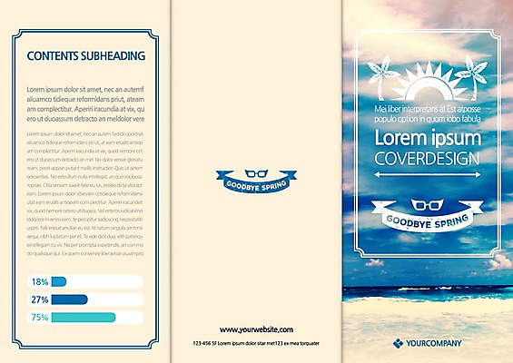 템플릿 편집 표지디자인 북디자인 출판디자인 표지 리플렛 북커버 3단접지 하늘 그래프 팜플렛 해변 사람없음 여름휴가 바캉스 이미지템플릿 AI파일 바다 휴가 파일형식 벡터 여름_계절