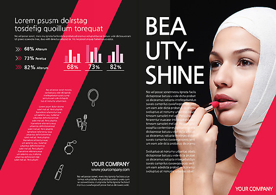 외국인 템플릿 편집 표지디자인 북디자인 출판디자인 여자 표지 리플렛 북커버 그래프 한명 들기 팜플렛 성인 앞모습 뷰티 립스틱 이미지템플릿 AI파일 1 뷰포인트 모션 사람 인종 화장품 파일형식 벡터