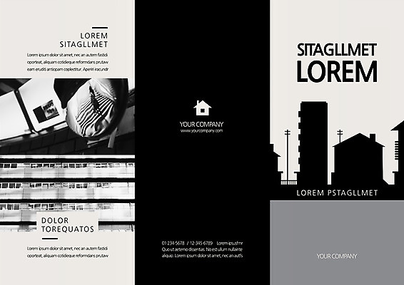 템플릿 편집 표지디자인 북디자인 출판디자인 표지 리플렛 북커버 비즈니스 3단접지 흑백 팜플렛 사람없음 건물 이미지템플릿 AI파일 건축물 촬영기법 파일형식 벡터