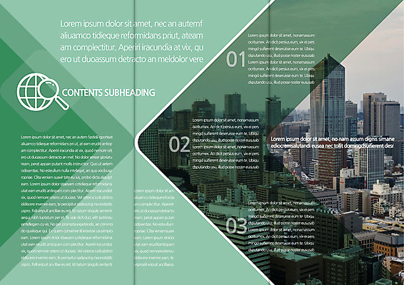 템플릿 편집 표지디자인 북디자인 출판디자인 내지 지구 리플렛 북커버 비즈니스 3단접지 돋보기 팜플렛 사람없음 건물 이미지템플릿 AI파일 건축물 파일형식 벡터