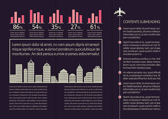 템플릿 편집 표지디자인 북디자인 출판디자인 내지 리플렛 북커버 비즈니스 3단접지 그래프 비행기 팜플렛 사람없음 건물 이미지템플릿 AI파일 건축물 항공교통 대중교통 파일형식 벡터