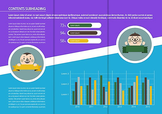 템플릿 편집 표지디자인 북디자인 출판디자인 남자 내지 어린이 리플렛 북커버 3단접지 그래프 미소 팜플렛 두명 앞모습 이미지템플릿 AI파일 뷰포인트 표정 사람 파일형식 벡터