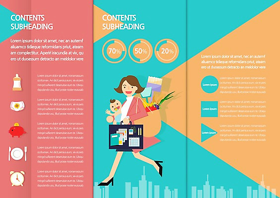 전신 템플릿 편집 표지디자인 북디자인 출판디자인 여자 내지 리플렛 북커버 3단접지 가족 엄마 팜플렛 두명 앞모습 돼지저금통 자명종 아기 젖병 기저귀 금융의날 이미지템플릿 AI파일 뷰포인트 시계 관계 사람 아기용품 저금통 알람 파일형식 벡터 법정기념일