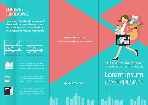 템플릿 편집 표지디자인 북디자인 출판디자인 표지 리플렛 북커버 3단접지 엄마 팜플렛 성인 두명 아기 이미지템플릿 AI파일 가족 사람 파일형식 벡터