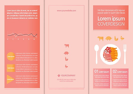 템플릿 편집 접시 표지디자인 북디자인 출판디자인 표지 리플렛 포크 북커버 3단접지 돼지고기 팜플렛 사람없음 숟가락 닭고기 소고기 오리고기 이미지템플릿 AI파일 식기 오리 수저 육류 파일형식 벡터