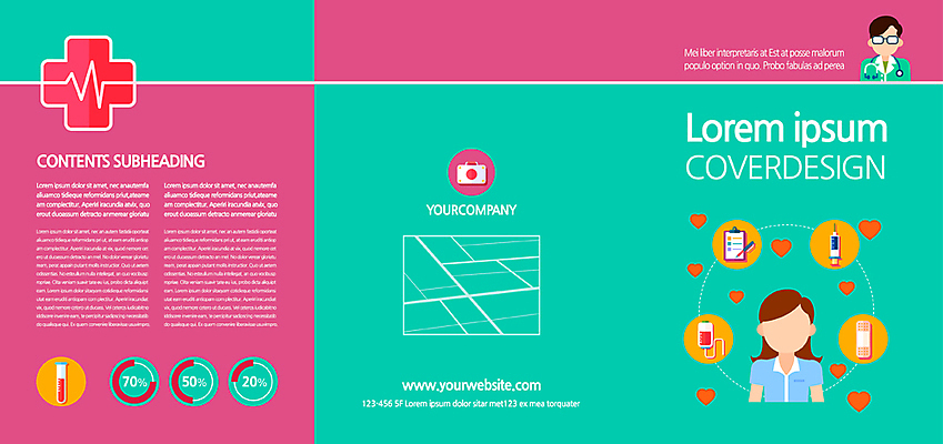 템플릿 편집 표지디자인 북디자인 출판디자인 여자 표지 남자 리플렛 북커버 3단접지 의학 주사기 팜플렛 두명 간호사 의사 반창고 혈액 맥박 십자 서류판 혈액주머니 이미지템플릿 AI파일 의료기기 사람 사무용품 의료진 의료용품 파일형식 벡터