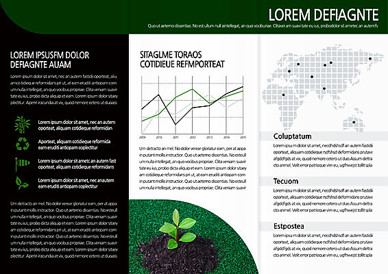 식물 템플릿 편집 표지디자인 북디자인 출판디자인 내지 리플렛 북커버 3단접지 팜플렛 사람없음 새싹 환경 이미지템플릿 AI파일 파일형식 벡터