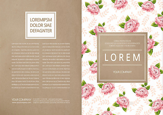 템플릿 편집 표지디자인 북디자인 출판디자인 표지 꽃 리플렛 여러송이 패턴 북커버 팜플렛 사람없음 장미 환경 빈티지 이미지템플릿 AI파일 식물 다수 컨셉 무늬 파일형식 벡터