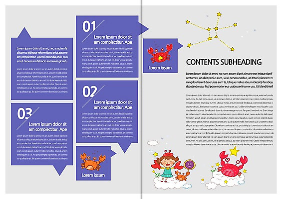 템플릿 편집 표지디자인 북디자인 출판디자인 여자 별 내지 리플렛 북커버 한명 팜플렛 별자리 게 게자리 이미지템플릿 AI파일 자연요소 1 갑각류 사람 파일형식 벡터