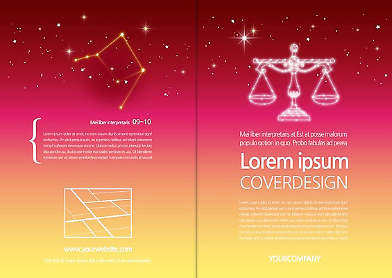 템플릿 편집 표지디자인 북디자인 출판디자인 표지 별 리플렛 북커버 팜플렛 사람없음 별자리 천칭자리 양팔저울 이미지템플릿 AI파일 자연요소 저울 파일형식 벡터