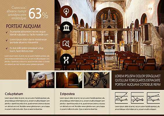 템플릿 편집 표지디자인 북디자인 출판디자인 내지 리플렛 북커버 3단접지 실내 팜플렛 사람없음 성당 이미지템플릿 AI파일 종교건축 내부 파일형식 벡터