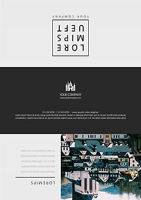 주간 템플릿 편집 표지디자인 북디자인 출판디자인 표지 유럽 리플렛 북커버 3단접지 팜플렛 사람없음 야외 건물 마을 도시 이미지템플릿 AI파일 자연요소 건축물 나라 파일형식 벡터