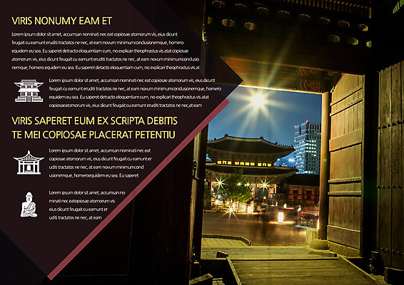 템플릿 편집 표지디자인 북디자인 출판디자인 내지 리플렛 고건축 야경 북커버 한국건축 3단접지 한국 팜플렛 사람없음 야외 이미지템플릿 AI파일 건축물 건축 아시아 야간 파일형식 벡터 풍경_경치