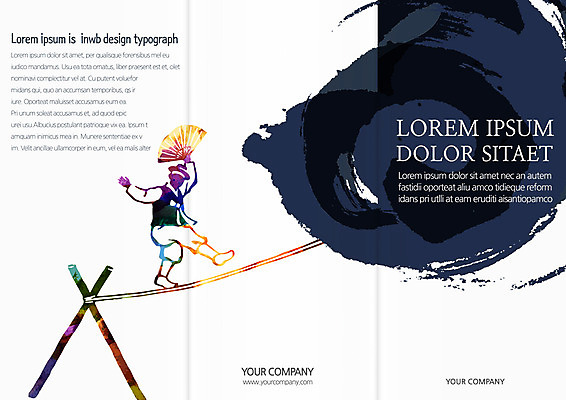 템플릿 편집 한국전통 표지디자인 북디자인 출판디자인 표지 리플렛 북커버 3단접지 한명 사람 팜플렛 부채 전통공연 외줄타기 이미지템플릿 AI파일 1 전통 한국 공연 묘기 줄타기 파일형식 벡터