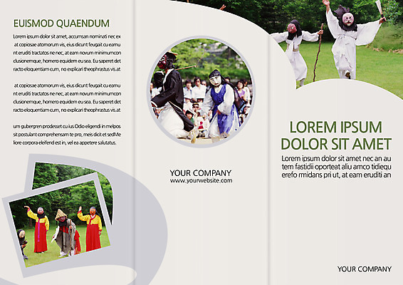 템플릿 편집 한국전통 표지디자인 북디자인 출판디자인 표지 리플렛 북커버 3단접지 사람 팜플렛 여러명 탈춤 이미지템플릿 AI파일 전통 다수 한국 전통공연 전통무용 파일형식 벡터