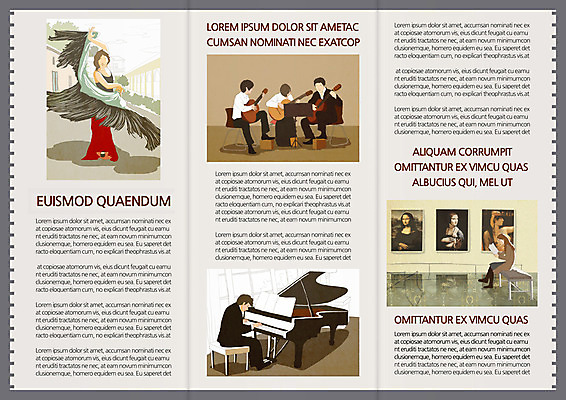 템플릿 편집 표지디자인 북디자인 출판디자인 여자 남자 내지 악기 리플렛 연주 북커버 3단접지 문화예술 미술 팜플렛 여러명 성인 취미 춤 건반 전시회 작품 그랜드피아노 오케스트라 이미지템플릿 AI파일 음악 다수 사람 전시 악단 피아노 파일형식 벡터