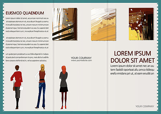 템플릿 편집 표지디자인 북디자인 출판디자인 여자 표지 리플렛 북커버 3단접지 문화예술 미술 팜플렛 성인 취미 세명 전시회 작품 이미지템플릿 AI파일 사람 전시 파일형식 벡터