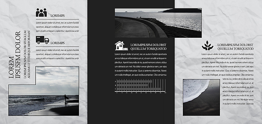 주간 템플릿 편집 표지디자인 북디자인 출판디자인 내지 리플렛 바다 북커버 3단접지 팜플렛 해변 사람없음 야외 빈티지 이미지템플릿 AI파일 자연요소 컨셉 파일형식 벡터