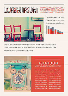 템플릿 편집 표지디자인 북디자인 출판디자인 내지 리플렛 북커버 의자 3단접지 탁자 팜플렛 사람없음 골동품 빈티지 유선전화기 나무의자 이미지템플릿 AI파일 가구 컨셉 목재 전화기 파일형식 벡터