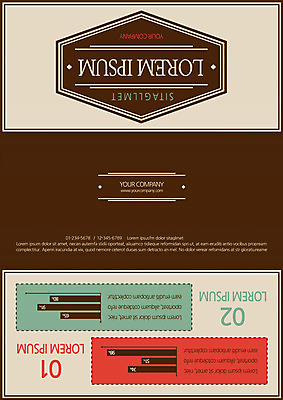 템플릿 편집 표지디자인 북디자인 출판디자인 표지 리플렛 북커버 3단접지 팜플렛 사람없음 갈색 빈티지 막대그래프 이미지템플릿 AI파일 컬러 컨셉 그래프 파일형식 벡터