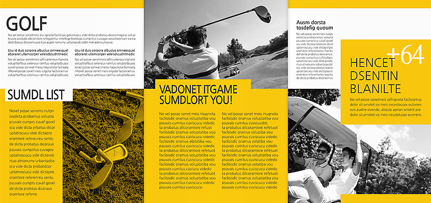 주간 서양인 템플릿 편집 표지디자인 북디자인 출판디자인 남자 내지 리플렛 골프 북커버 3단접지 흑백 팜플렛 20대 성인 야외 세명 골프채 힐링 세피아 이미지템플릿 AI파일 자연요소 외국인 골프용품 촬영기법 사람 청년 구기 파일형식 벡터