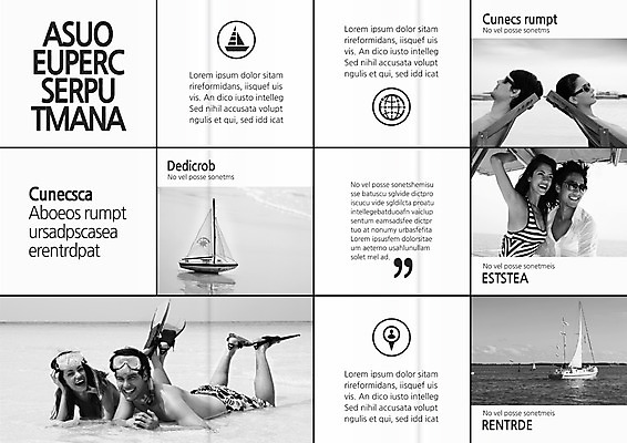 전신 서양인 템플릿 편집 표지디자인 북디자인 커플 출판디자인 여자 남자 내지 엎드리기 리플렛 요트 북커버 3단접지 흑백 팜플렛 여러명 상반신 성인 힐링 이미지템플릿 AI파일 외국인 다수 배_교통 관계 모션 촬영기법 사람 파일형식 벡터